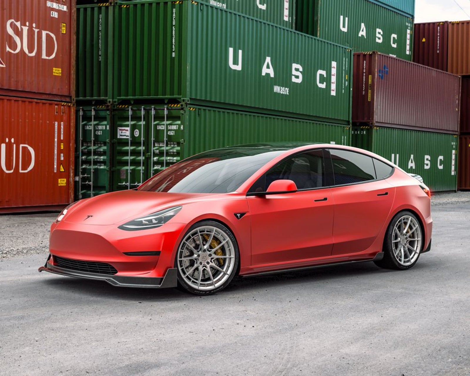 Tesla Model 3 Transformed with D03-R 20×9 Wheels