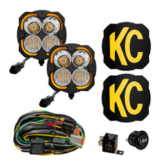 KC HiLiTES 287 KC FLEX ERA 4 LED 5in Combo 2-Light System Universal