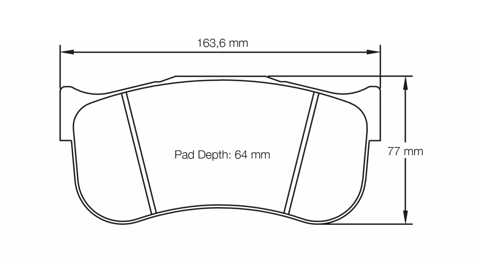Pagid Racing 8100 RST3 Compound Brake Pads
