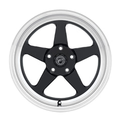 Forgestar 18x5.0 D5 Drag 5x114.3 ET-23 BS2.125 Gloss BLK MACH 78.1 Wheel