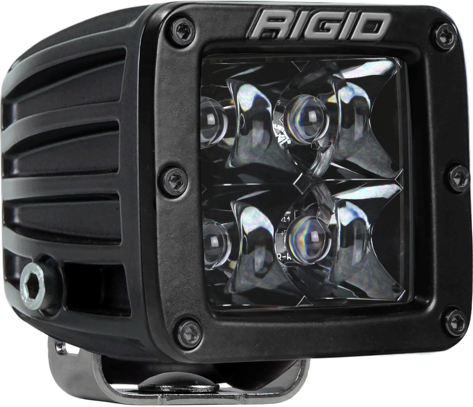 RIGID D-Series PRO Midnight Edition, Spot Optic, Surface Mount, Single