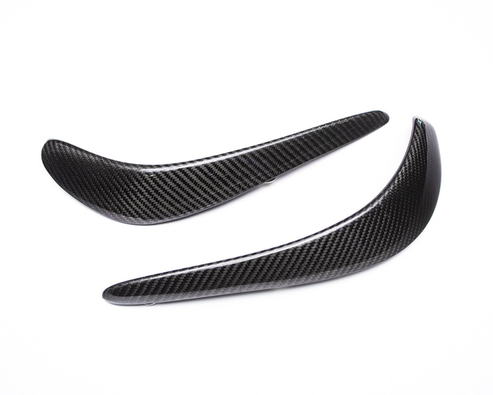 VR Aero Carbon Fiber Upper Front Bumper Canard Pair SRT Viper 2013-2017