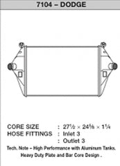 CSF IC - 03-09 Dodge Ram 5.9L & 6.7L Turbo Diesel Charge Air Cooler