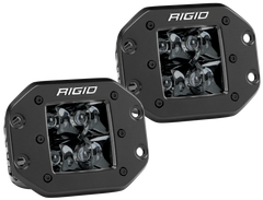 RIGID D-Series PRO Midnight Edition, Spot Optic, Flush Mount, Single