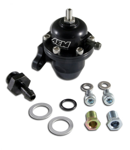 AEM Adjustable Fuel Pressure Regulator Acura & Honda Offset Flange