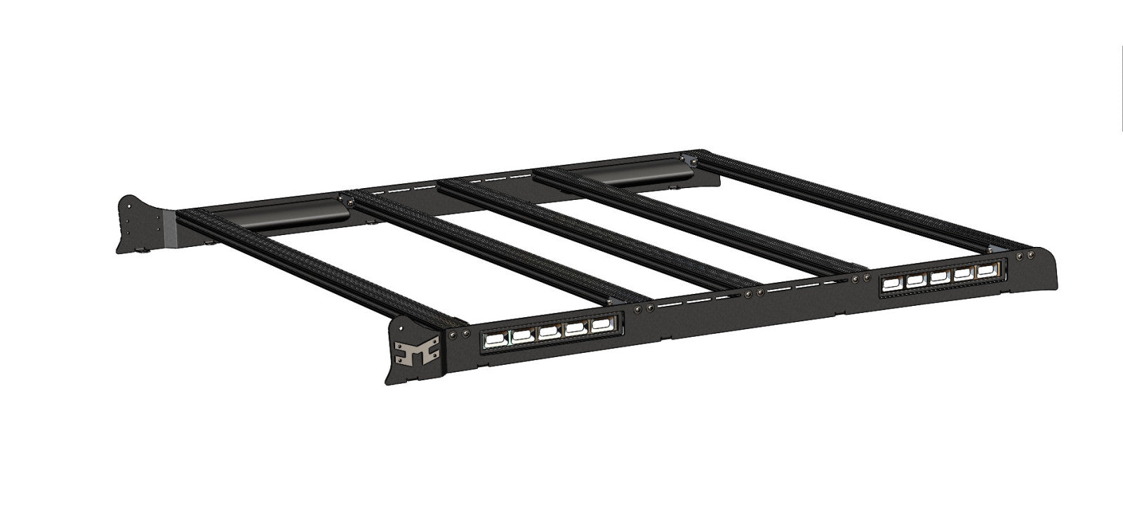 KC HiLiTES 9218 KC M-RACK Roof Rack Blackout Plates 2018-2023 Jeep Wrangler JL Unlimited