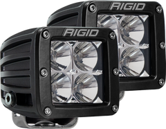 RIGID D-Series PRO LED Light, Flood Optic, Surface Mount, Pair