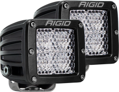 RIGID D-Series PRO LED Light, Diffused Lens, Surface Mount, Pair