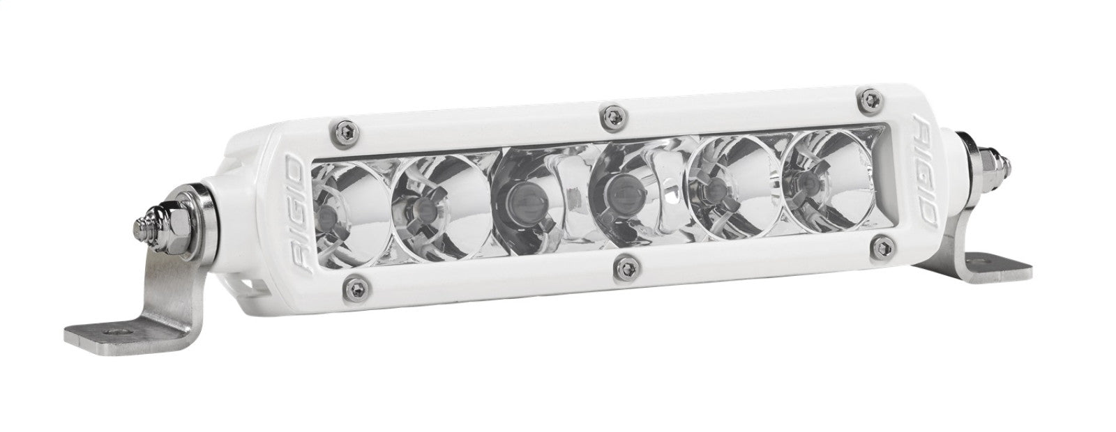 RIGID Industries 306313 RIGID SR-Series PRO LED Light, Spot/Flood Optic Combo, 6 Inch, White Housing