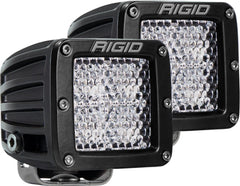 RIGID D-Series PRO LED Light, Diffused Lens, Surface Mount, Pair