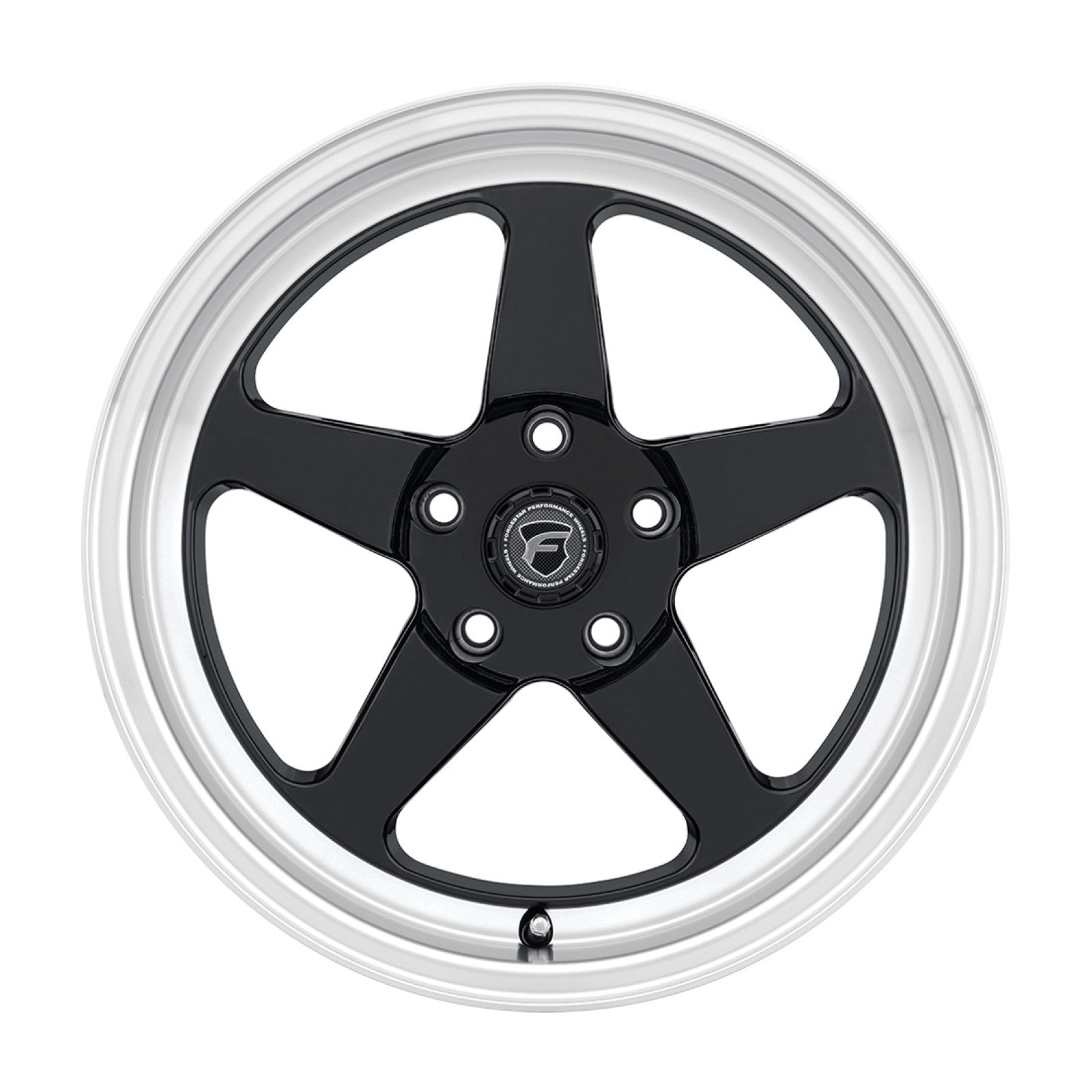 Forgestar 15x10 D5 Drag 5x120.65 ET50 BS7.5 Gloss BLK MACH 78.1 Wheel