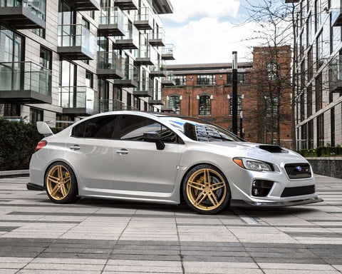 VR Forged D10 Wheel Package Subaru WRX STI 18x9.5 Olympic Gold