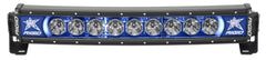 RIGID Industries 32001 RIGID Radiance Plus Curved Bar, Broad-Spot Optic, 20 Inch With Blue Backlight