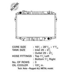 CSF Toyota Land Cruiser 4.0L 1992-1988 Radiator