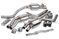 APR Catback Exhaust System with Center Muffler - 4.0 TFSI - C7 S6 and S7